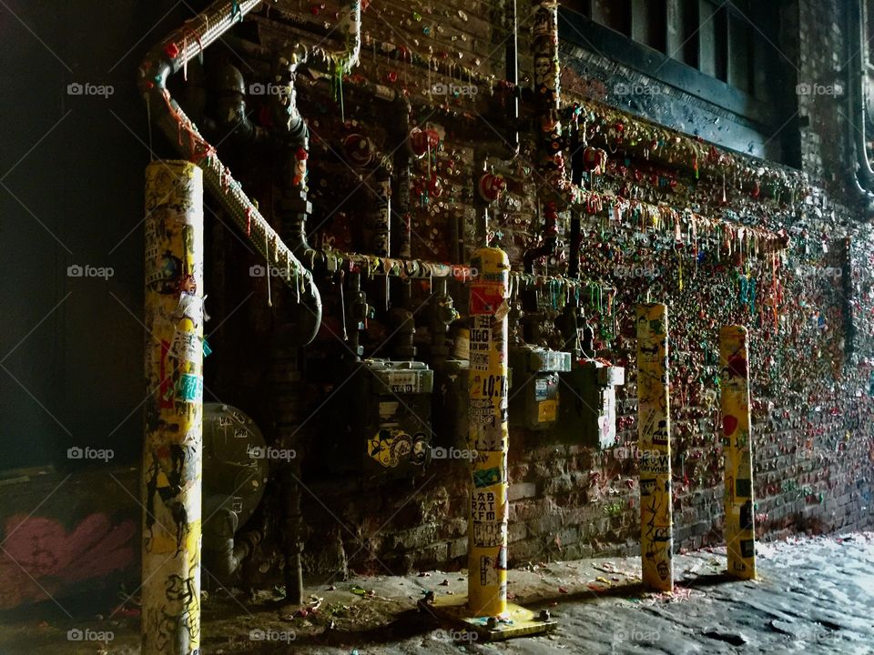 Post Alley Gum Wall....