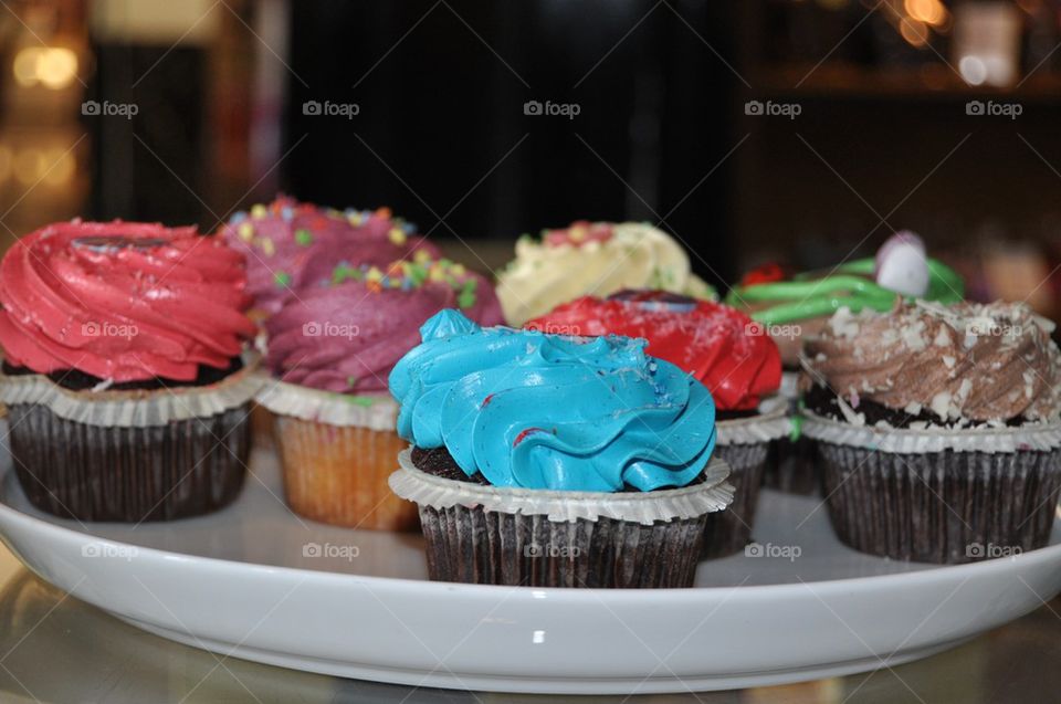 Colorful muffins 