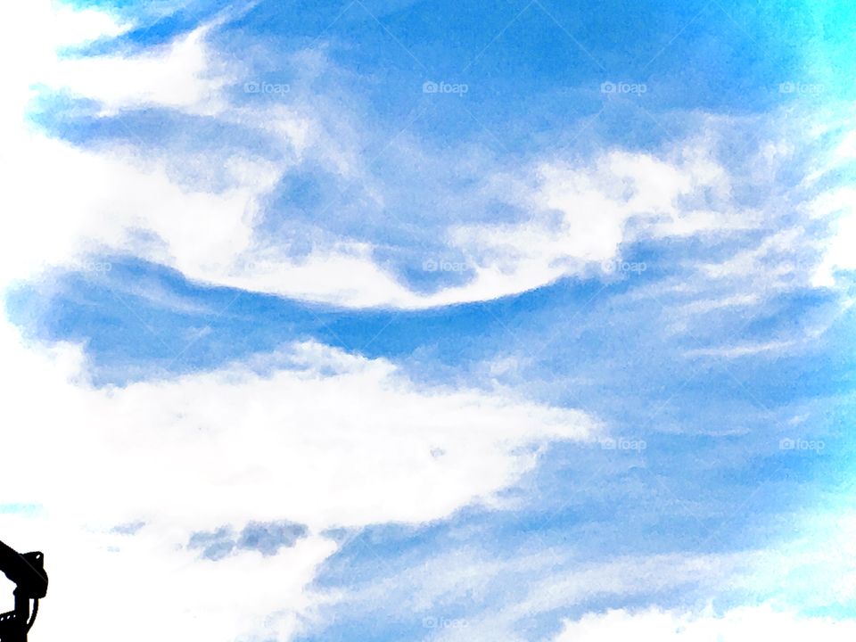 A cloudy sky picture taken in the Spring of 2019. Hypnotic Productions