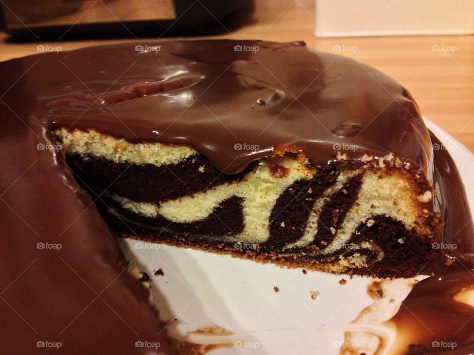 Chocolate Zebra Cake