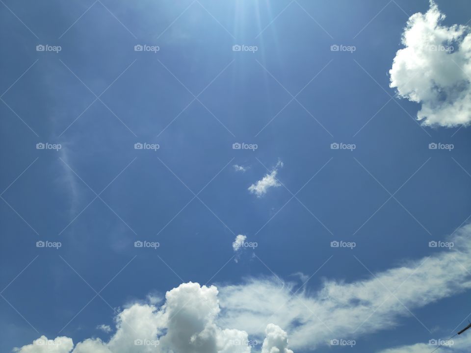 a image of blue sky