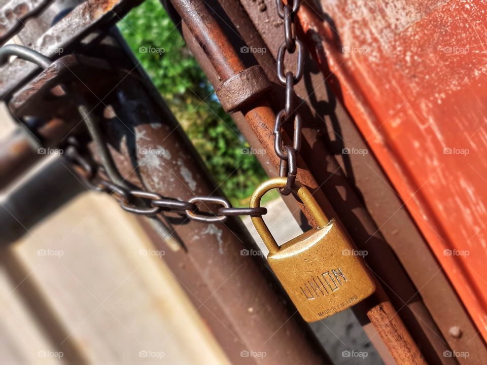 Lockdown gates. Empty Pockets..