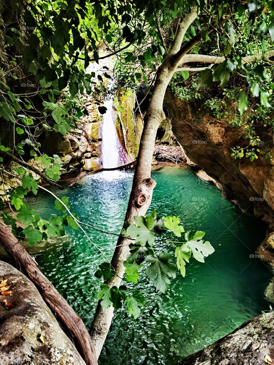 Waterfall, Thassos, Greece