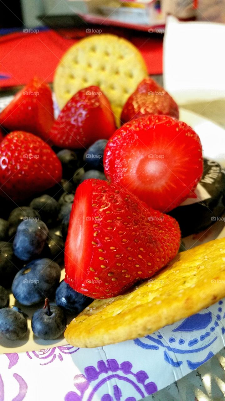 Berries on plate