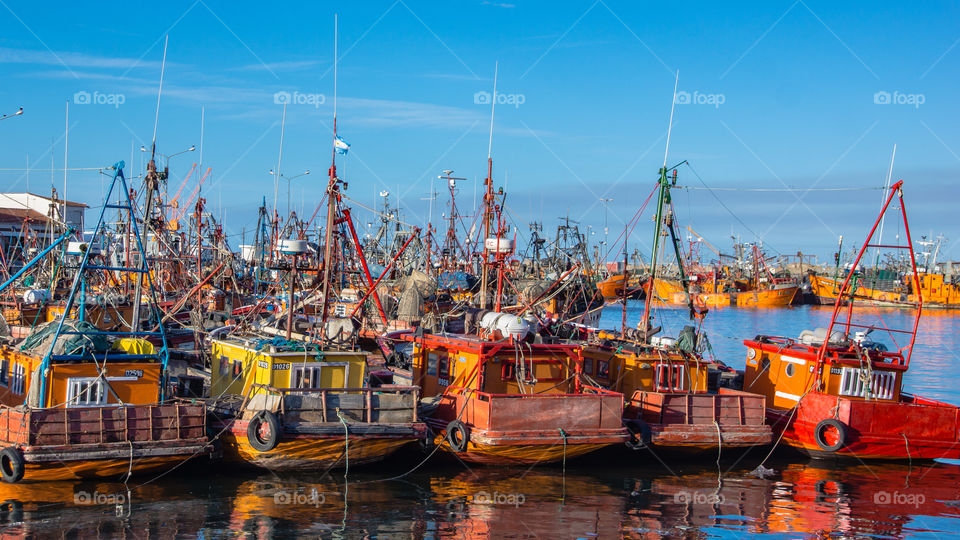 Puerto Mar del Plata, barcos pesqueros