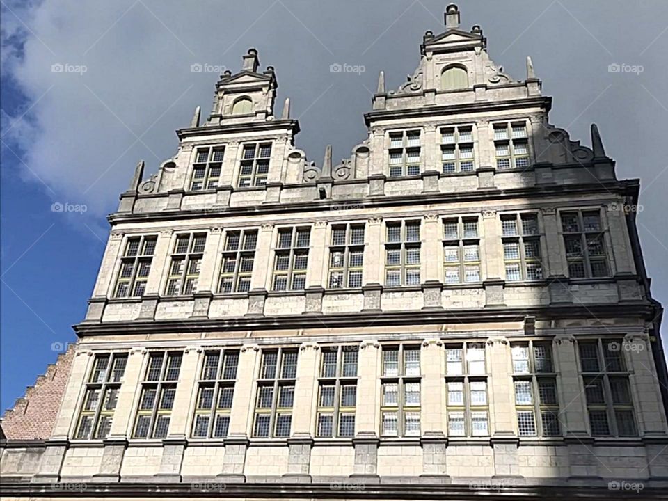 Geometry series Triangle || Triangle shape Building