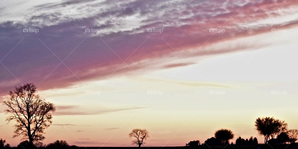 Pink Pennsylvania Skies