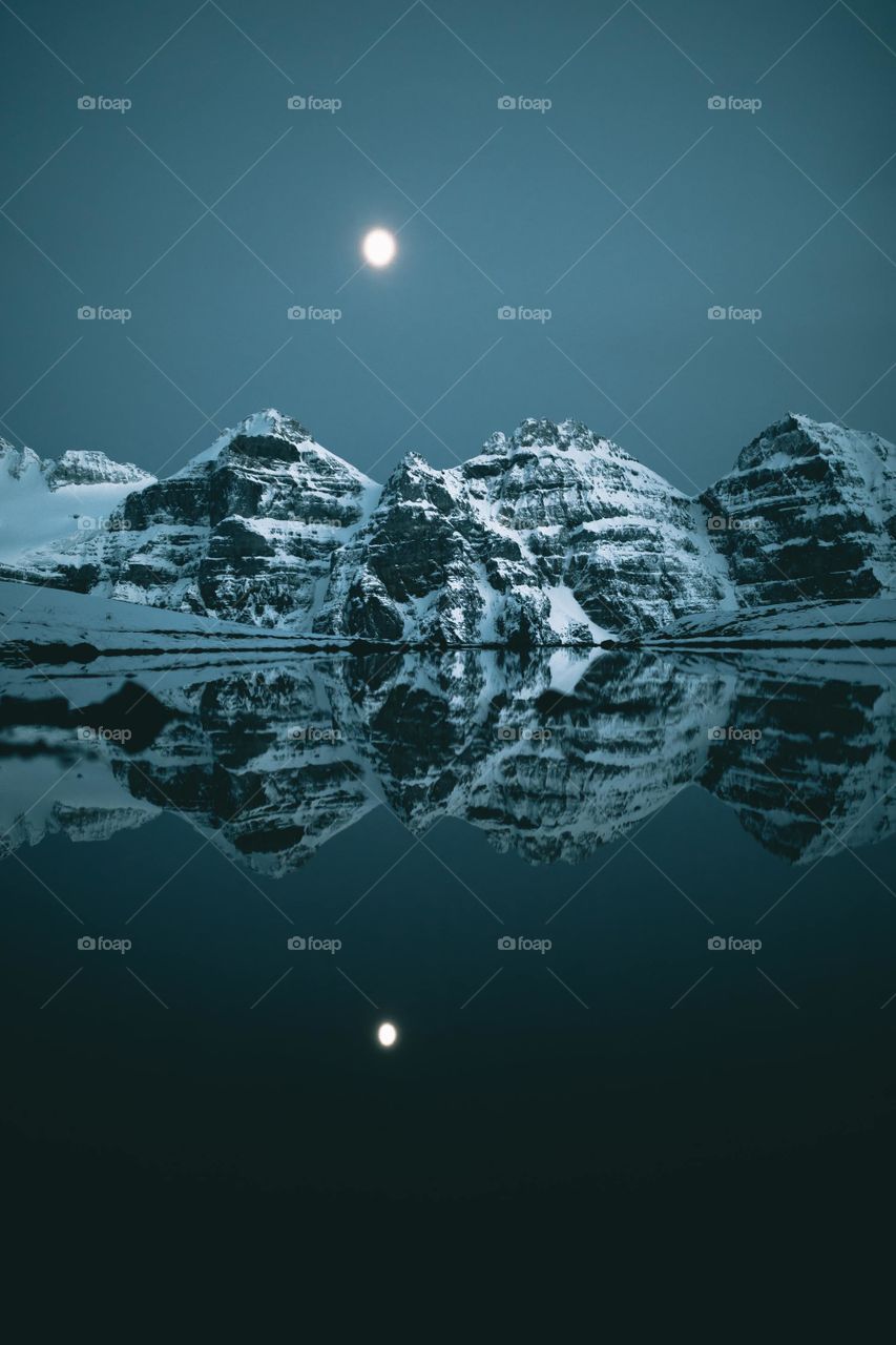 Natural mountains and forests