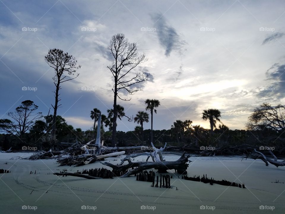 Hunting Island Sunset