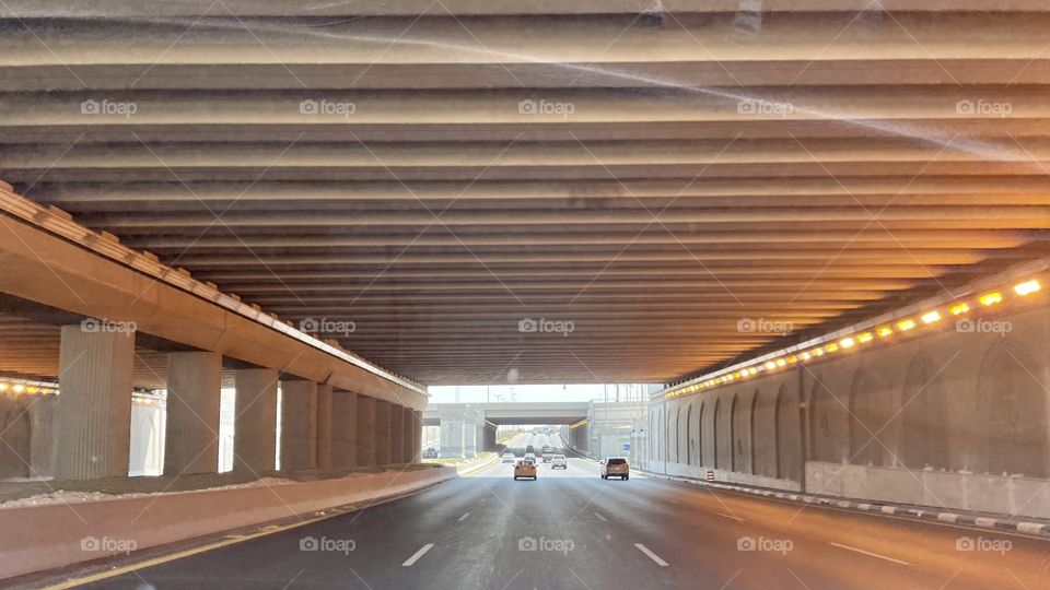 Under the flyover 