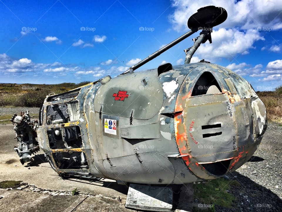 Helicopter graveyard