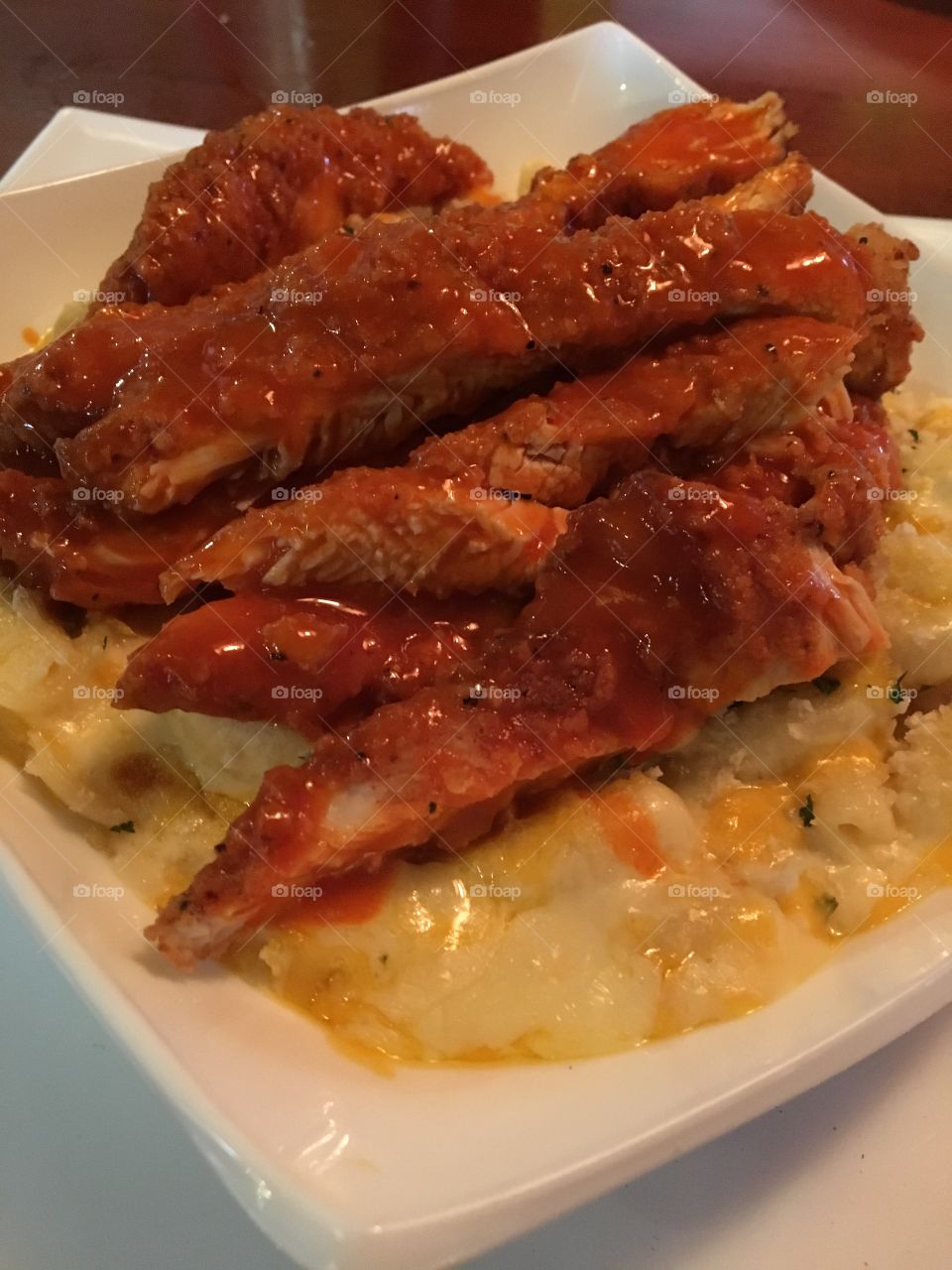 Mac and Cheese with Buffalo Chicken 