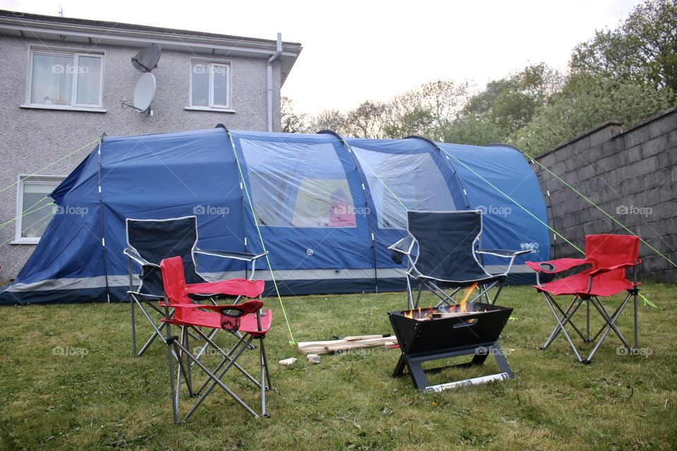 camping in the garden ⛺️