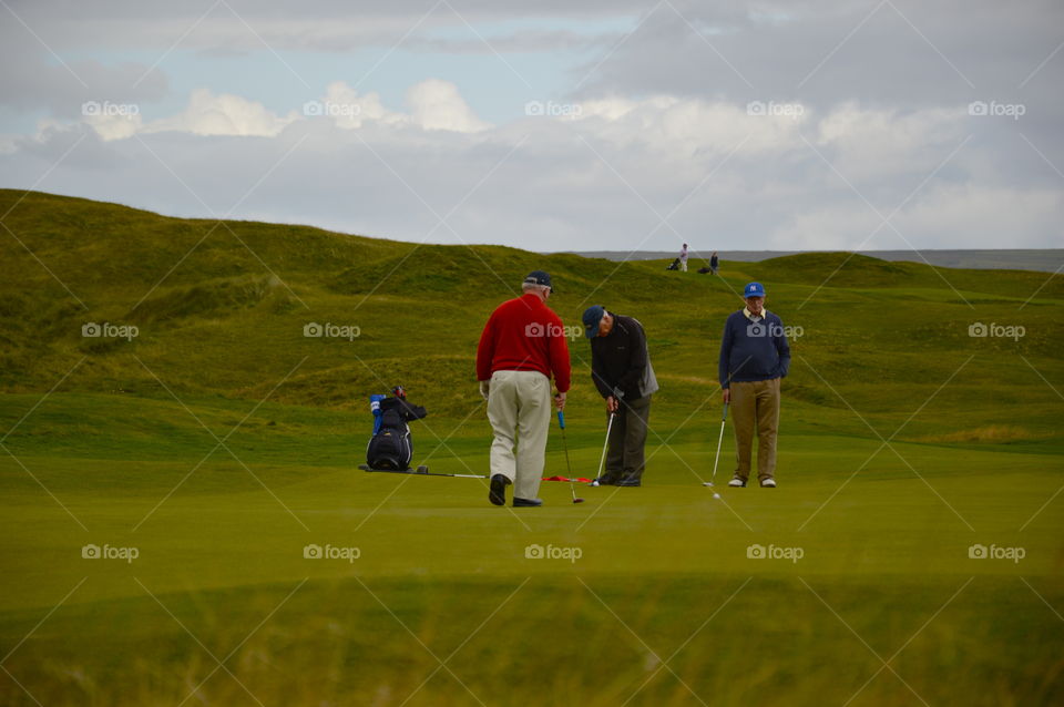 golf match in ireland