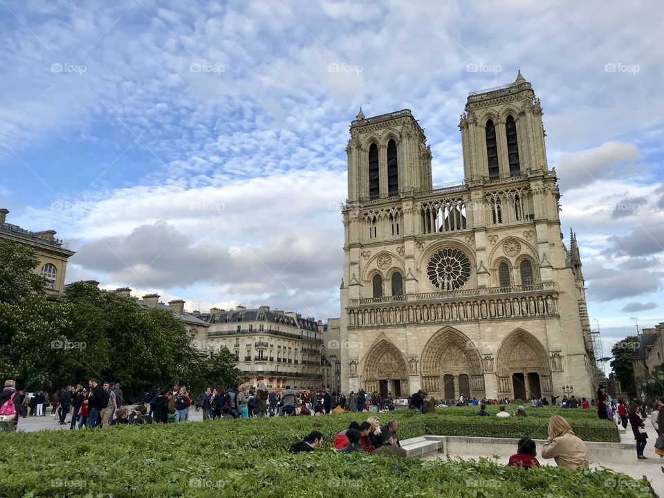 Discovering Paris. Notre-Dame de Paris Cathedral 