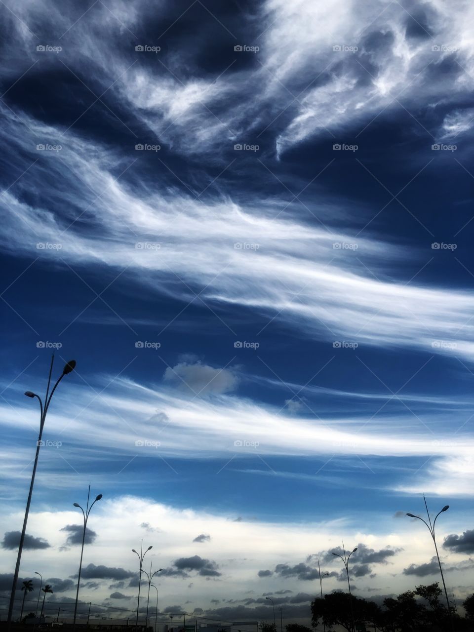 Amazing clouds in the sky, in an Autumn day, when the weather just started to cool off...