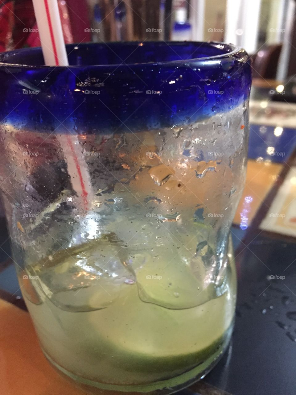 Margaritas with salt 