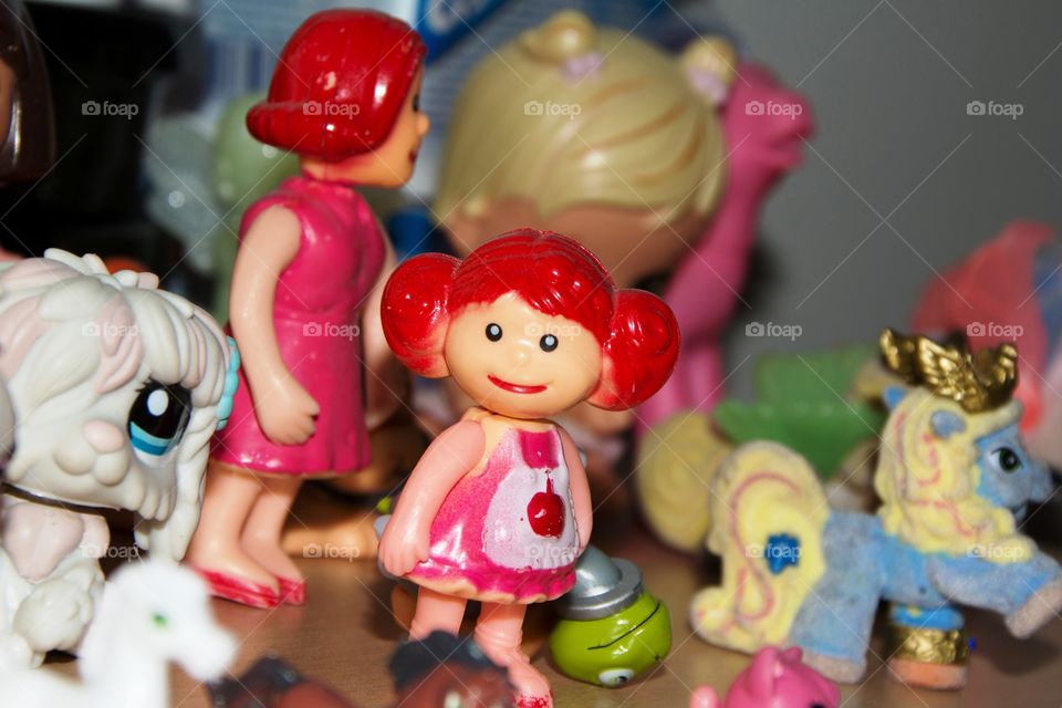 Little red doll kids toy