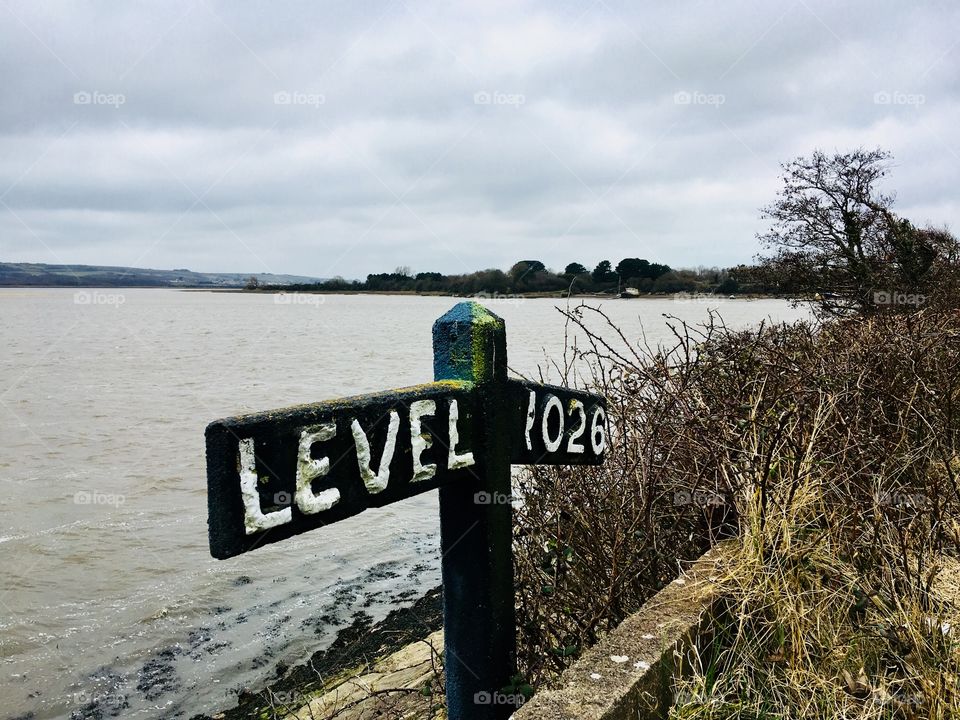 The level is signed and the tide has risen, north devon has the second tidal difference in the world. Respect the water and love it’s calming affect 