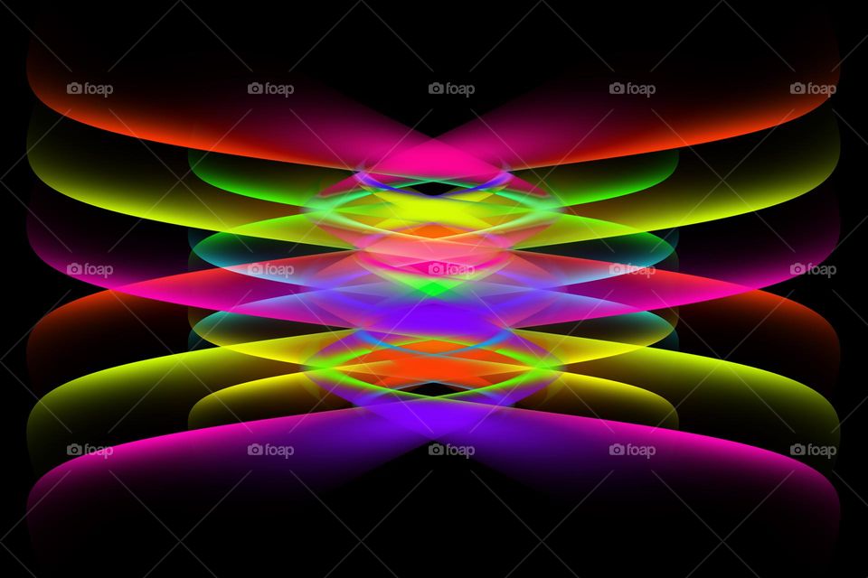 Colorful shape psychedelic minimalist design trippy stuff