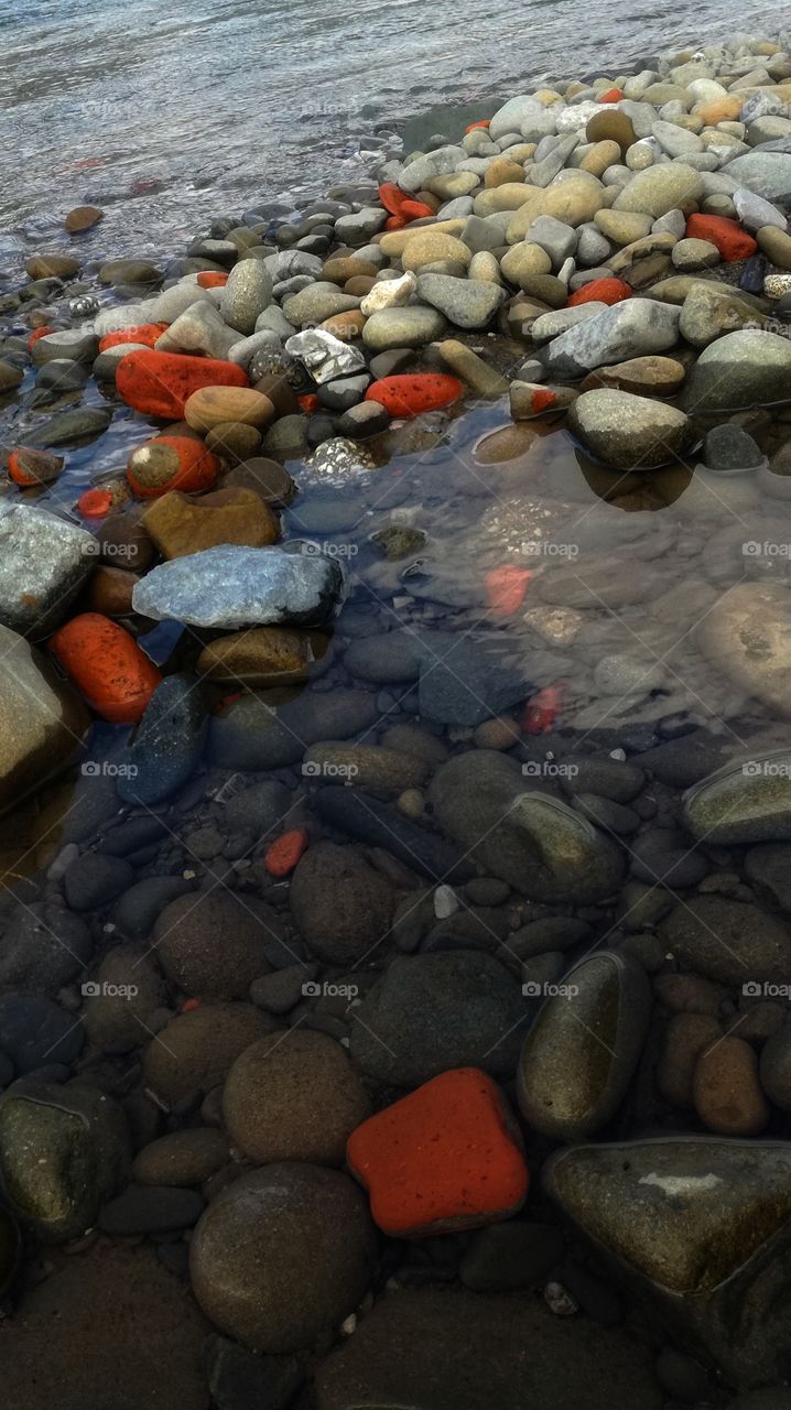 river stones