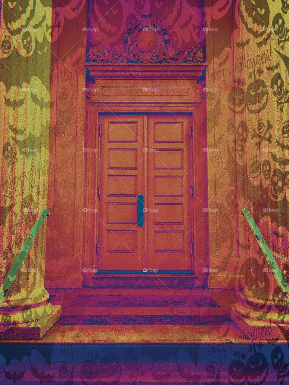 Halloween doors