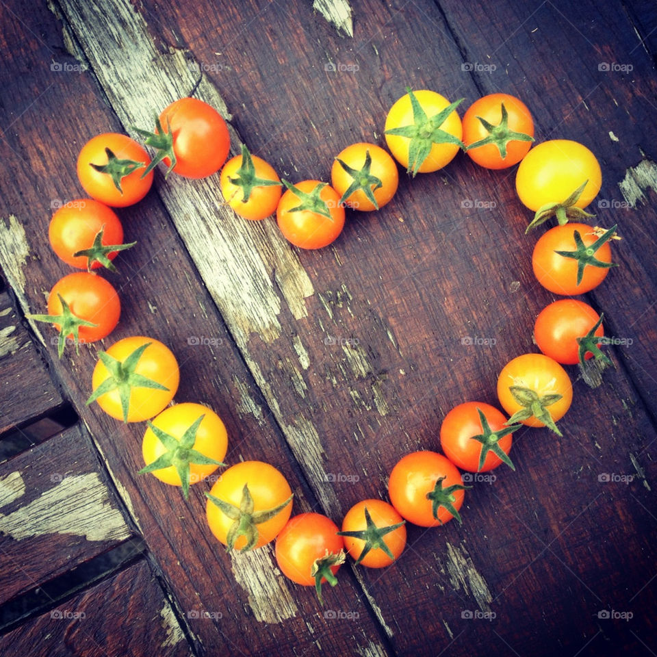 autumn heart tomato love by moosyphoto