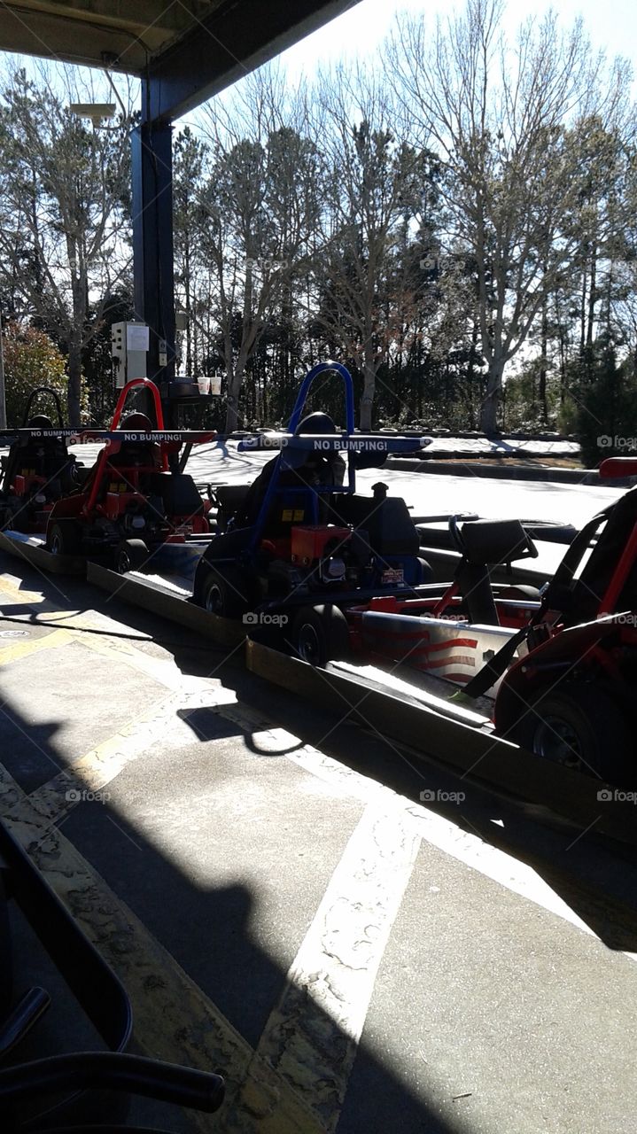 go carts on track