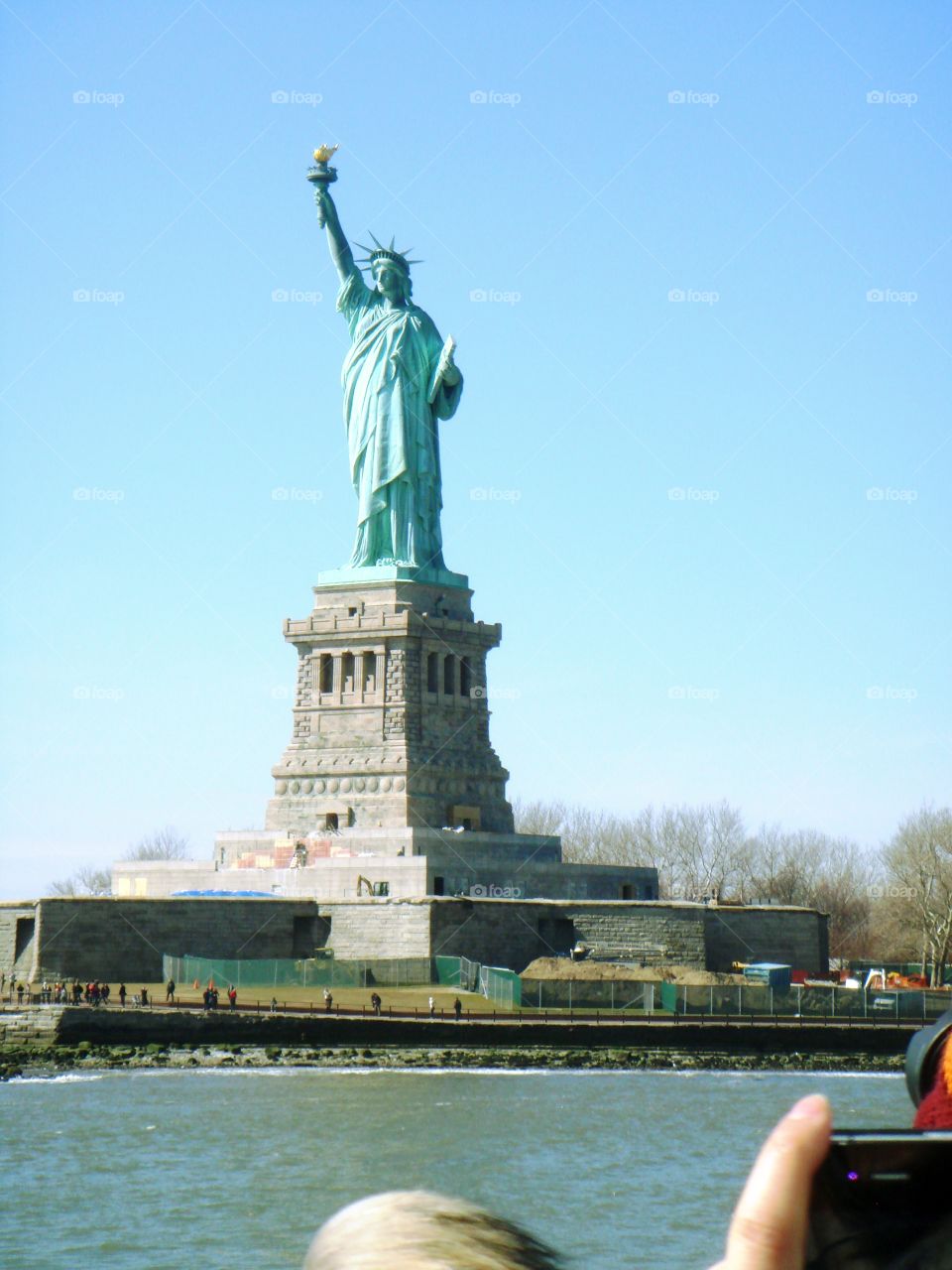 the Statue of Liberty in New York