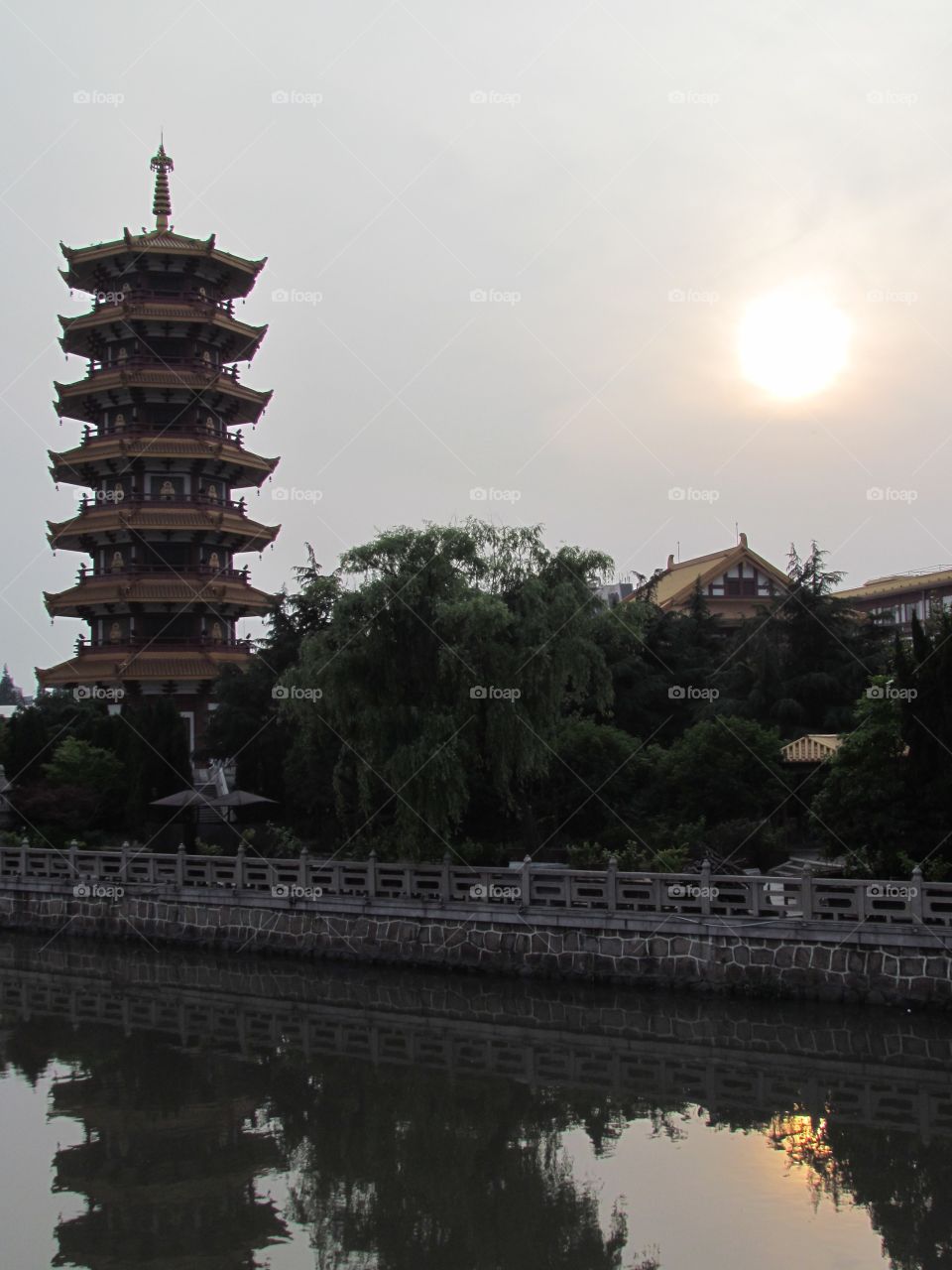 Pagoda qibao shanghai China