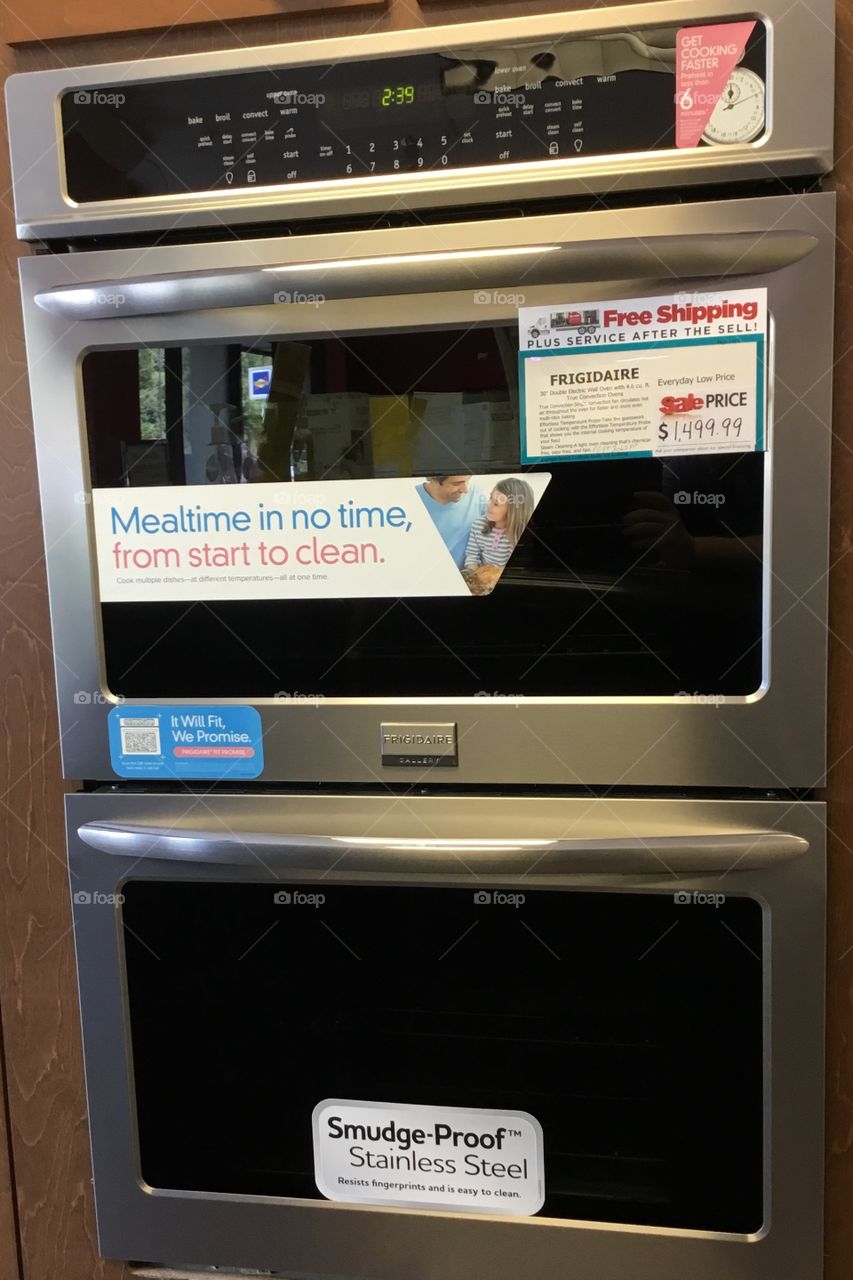 Frigidaire double oven