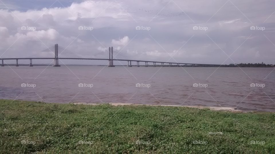 brazil - sergipe - ponte sobre