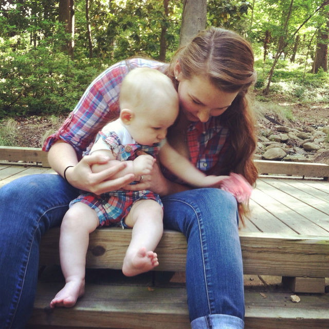 Mother and son, mommys first Mother's Day