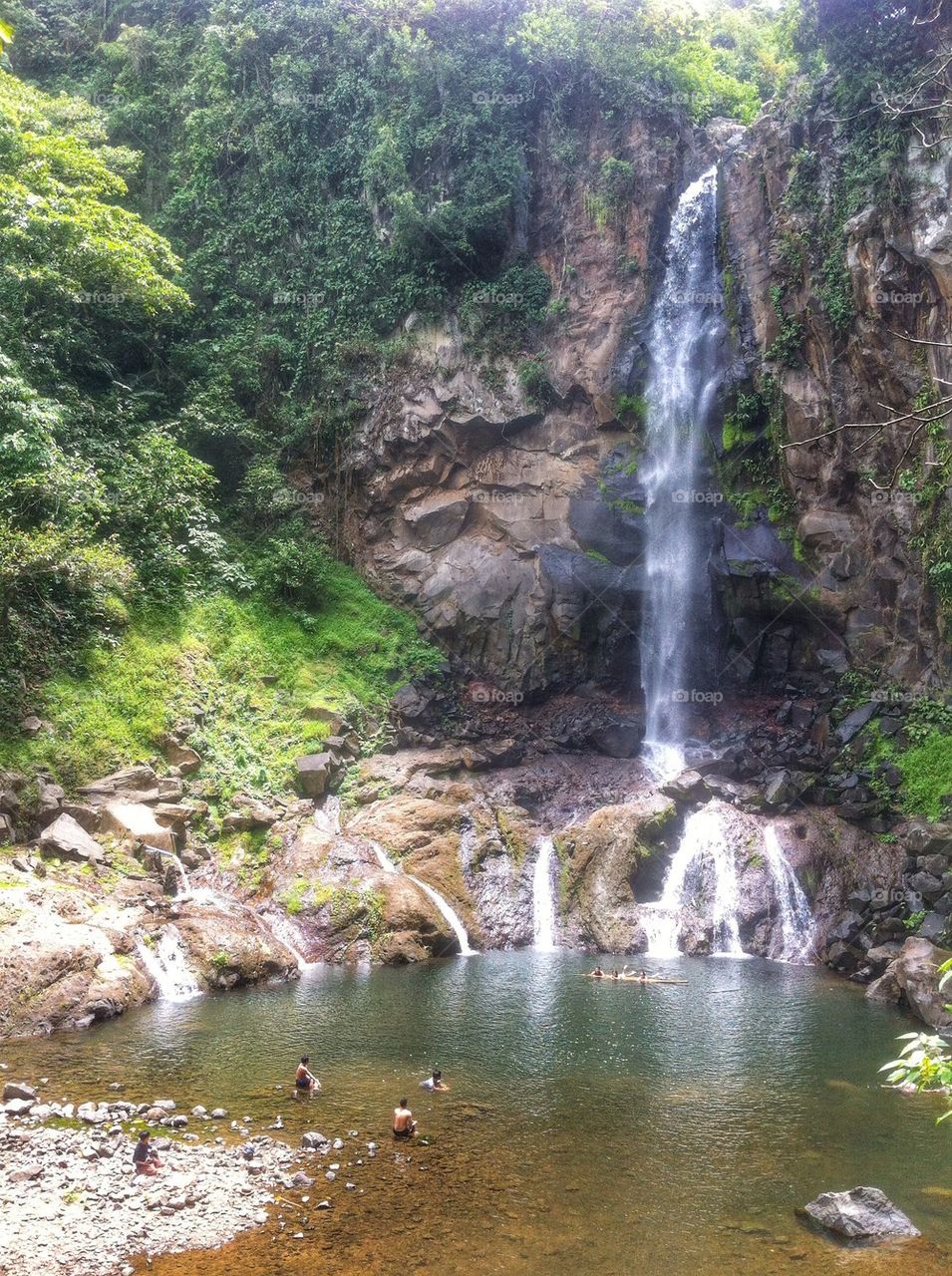 Hidden waterfalls in the Philippines