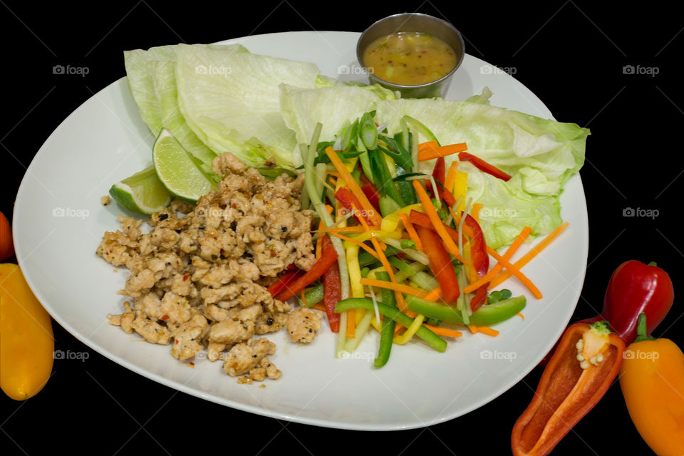 Chicken Lettuce Wraps