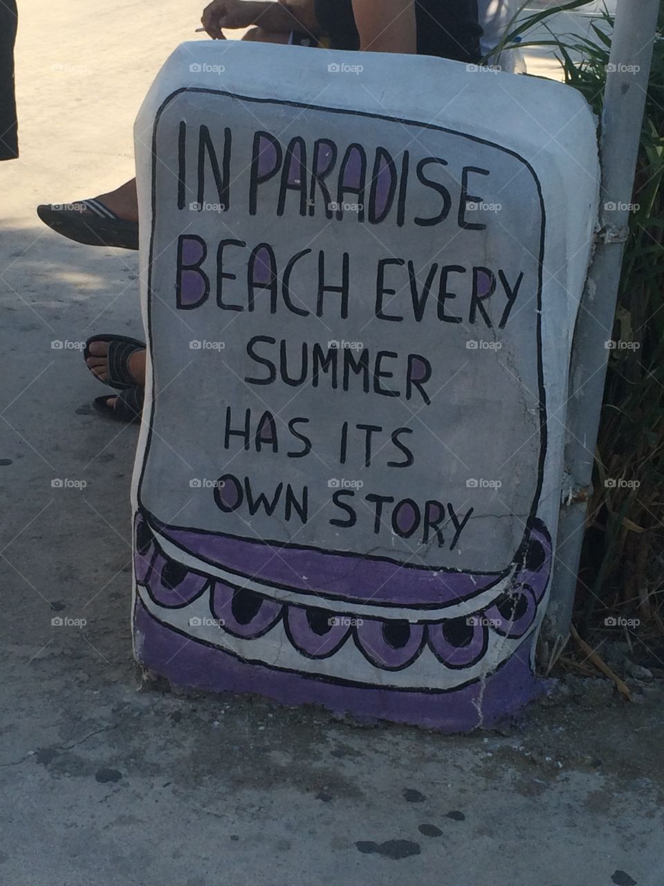 Paradise beach summer story