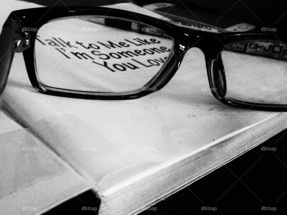 talk to me like i'm someone you love