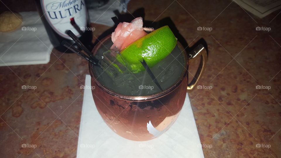 Ginger Moscow mule