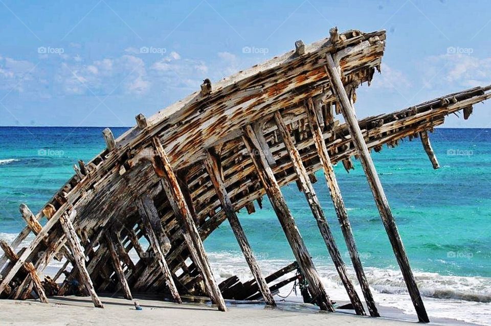 Ship Wreck on the beach