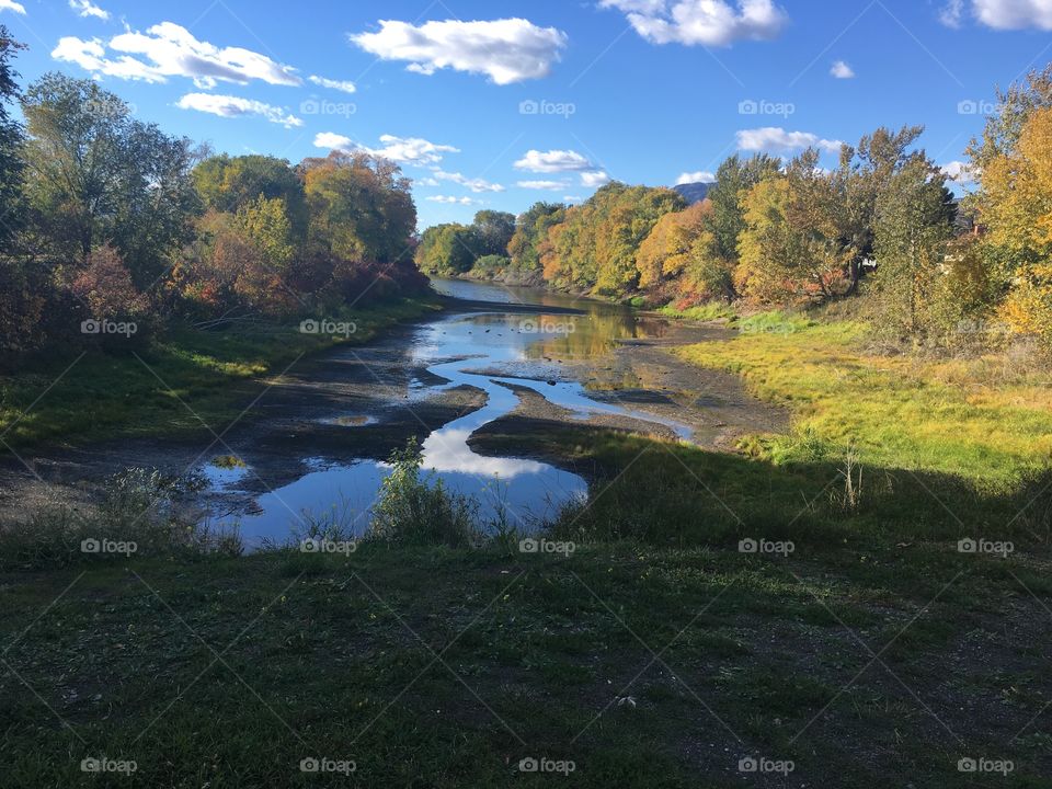 River at fall time