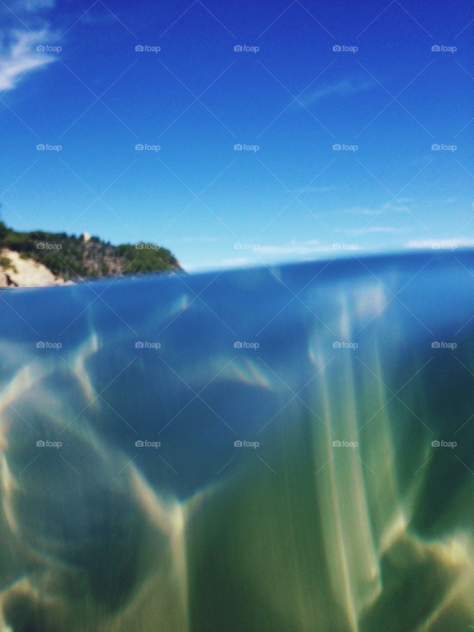 Ibiza from the water.