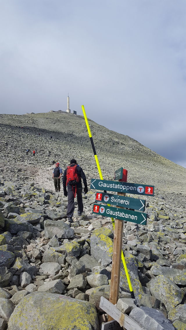 Heading for the top