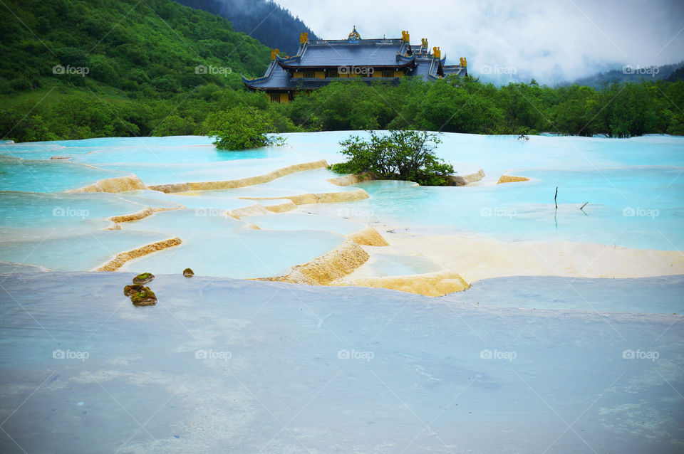 Tibet. Huanglong Scenic and Historic Interest Area