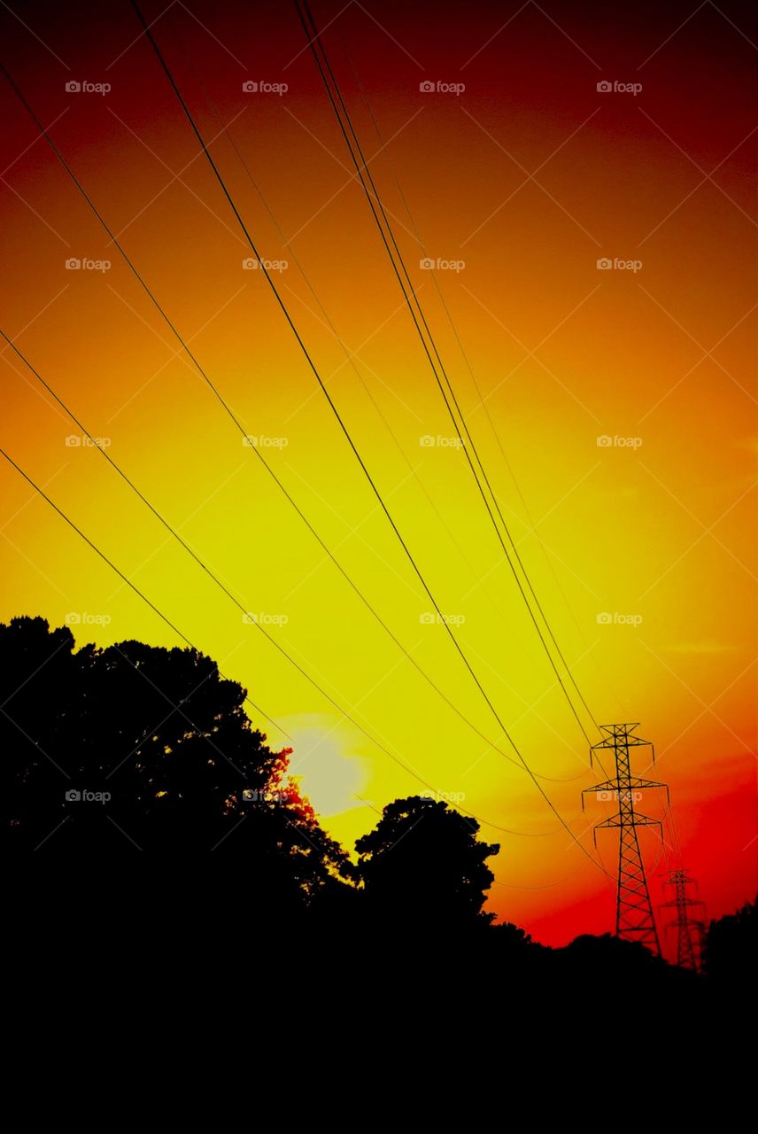 Electric sunset 