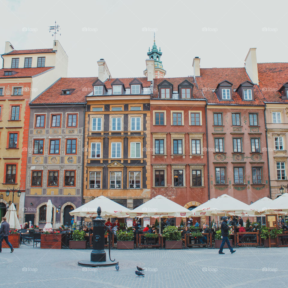 Warsaw old town 