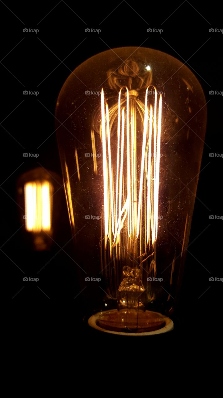 Edison light bulb