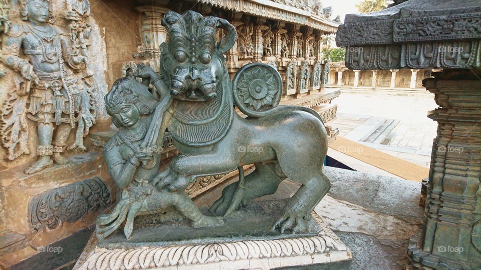 Architectural Photography - Hoysala Emblem