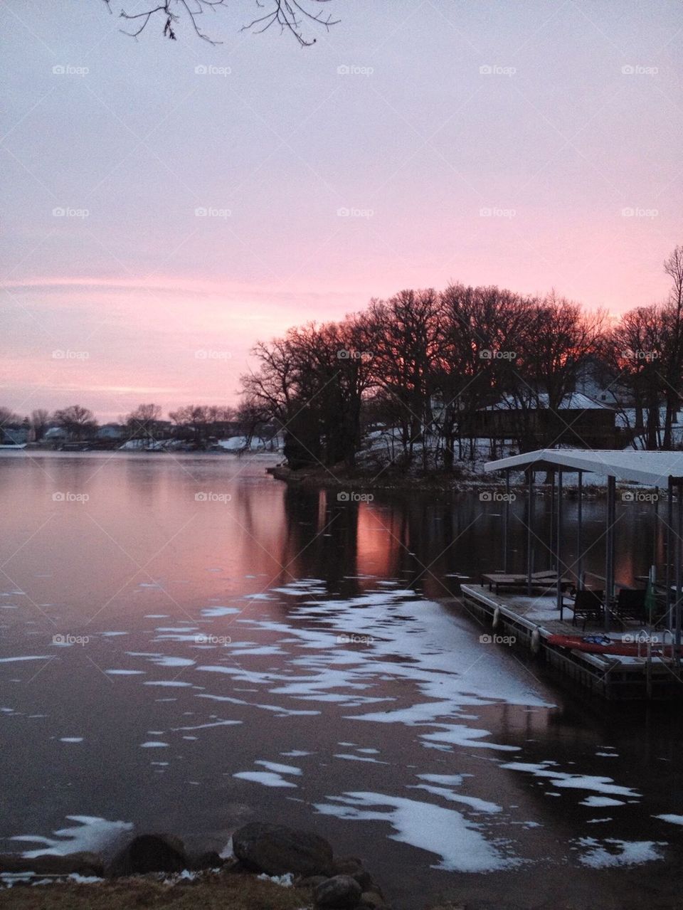 Sunset on Lake Holiday