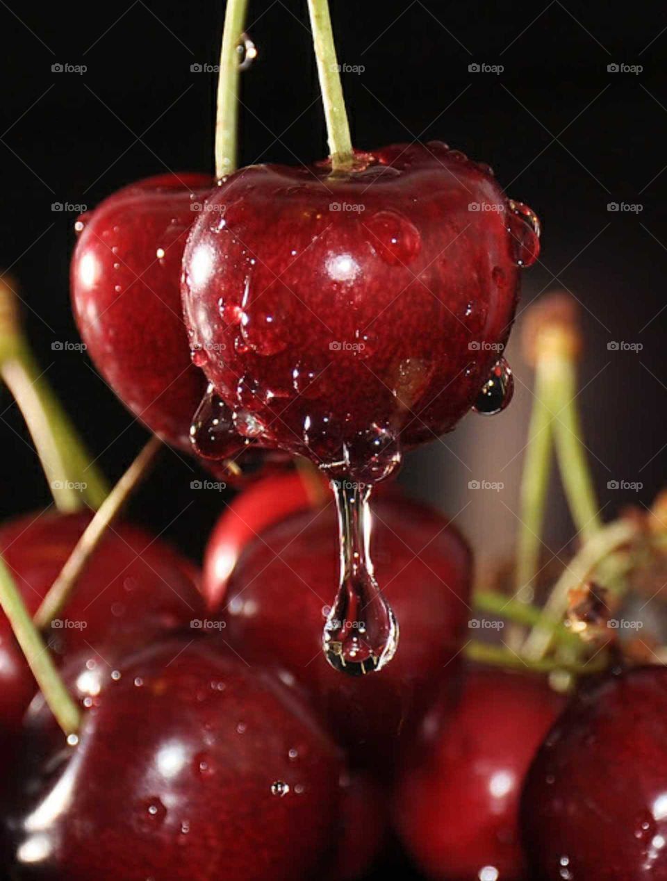 just washed cherries