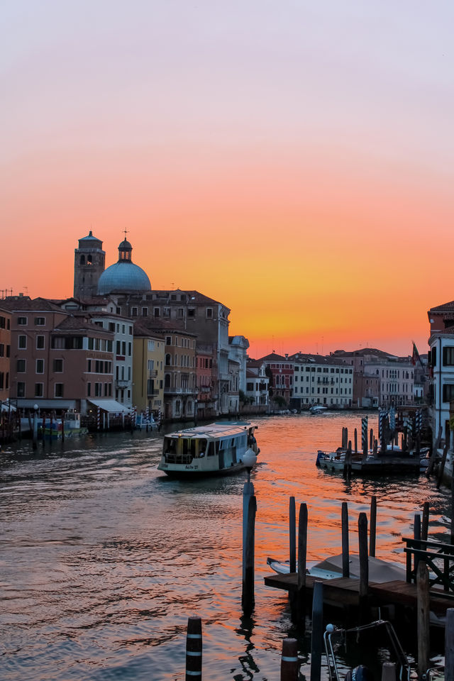 sunrise in Venice